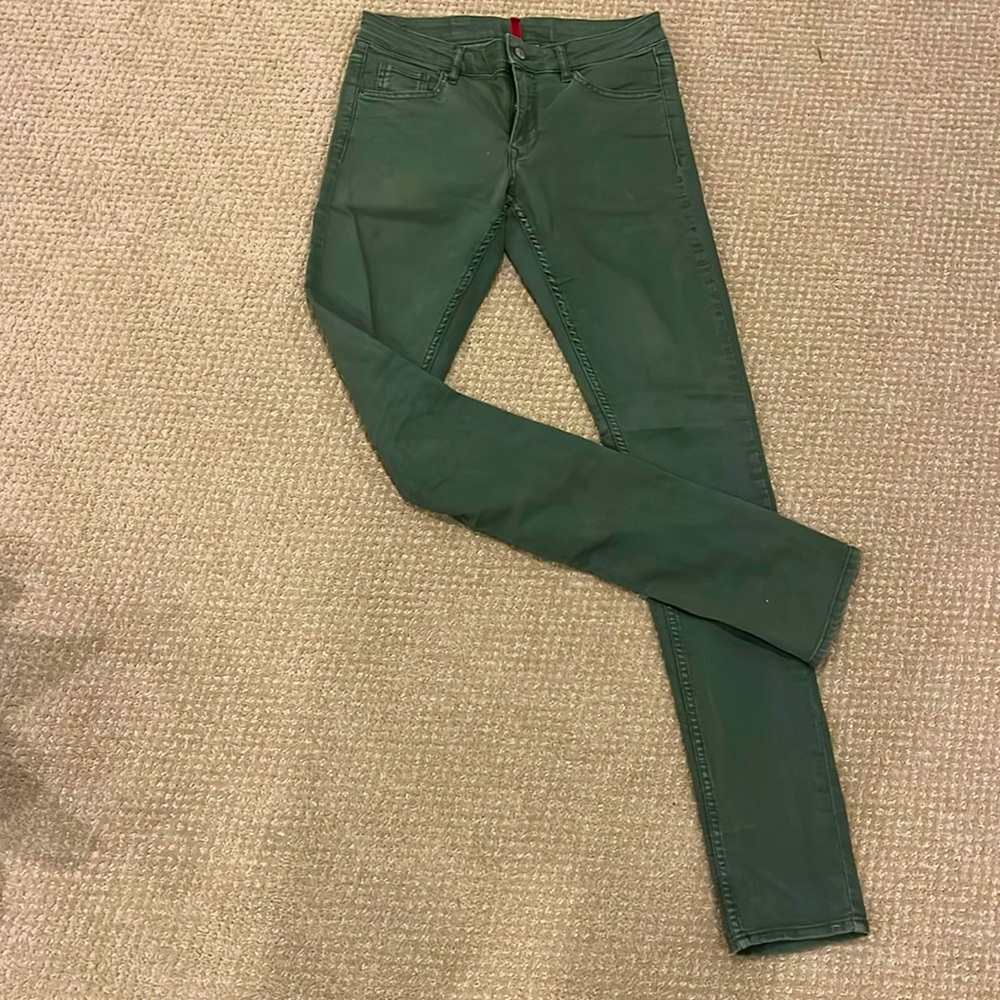 Army Green Skinny jeans from H&M